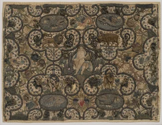 Orpheus bezaubert die Tiere mit seiner Laute